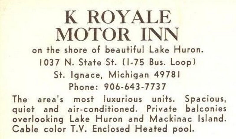 K Royale Motor Inn - Vintage Postcard (newer photo)
